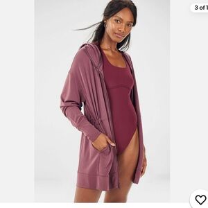 Fabletics Leah Washed Tricot Hoodie Size M